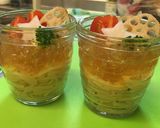 小さいコンソメジュレの冷製パスタ作り方6写真