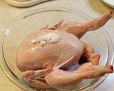 クリスマス丸鶏ローストチキンローリエデコ作り方1写真