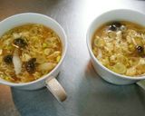 ふわふわ卵としめじの中華スープ♪作り方7写真