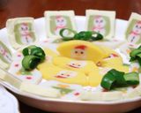 可愛いきゅうり飾り切りリボンキャラ弁にも作り方2写真