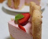 レアチーズケーキdeイチゴのシャルロット作り方12写真