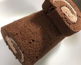 ロールケーキで簡単ブッシュドノエル作り方1写真