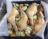 クリスマス☆塩麹ローストチキンレッグ作り方3写真