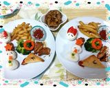 クリパ❄☺✖ディナー❤プレート✖☺❄作り方7写真