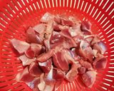 簡単ヘルシー節約!砂肝と豆苗の炒め作り方3写真