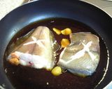 季節のおかず　カレイの煮つけ作り方2写真