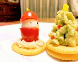 クリスマスプレート☆サンタとツリー☆作り方8写真