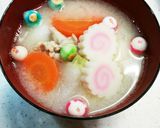 我が家特製！あんこもち入りお雑煮作り方5写真