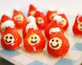 簡単！クリスマスにイチゴのサンタクロース作り方7写真