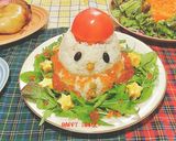 雪だるまのサラダ寿司♡作り方9写真