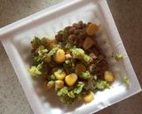 納豆とコーン&ブロッコリーのご飯作り方2写真