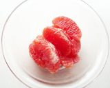 ピンクグレープフルーツ寒天ゼリー作り方1写真