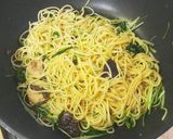 ☆水菜としいたけのアンチョビパスタ☆作り方10写真