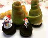 抹茶コルネdeクリスマスツリー作り方12写真