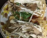 簡単♡きのこ&ネギon油揚げ焼き作り方2写真
