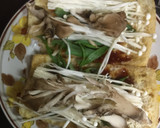 簡単♡きのこ&ネギon油揚げ焼き作り方2写真