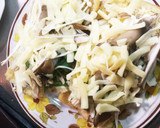 簡単♡きのこ&ネギon油揚げ焼き作り方3写真