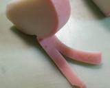 おせちかまぼこ にわとりさん飾り切り作り方4写真