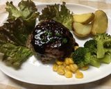 トロけるチーズインハンバーグ作り方13写真