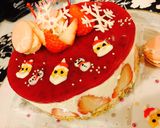❄︎フレジェ風❤️簡単チーズケーキ❄︎作り方10写真