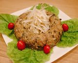 餃子のあんで作るミートローフ☆リース作り方6写真