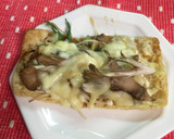 簡単♡きのこ&ネギon油揚げ焼き作り方4写真