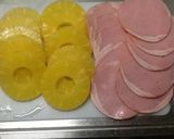 パイナップルとハムの☆ミルフィーユ作り方1写真