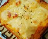 材料乗せるだけ♪明太ポテトサラダトースト作り方4写真