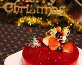 赤いベリーチーズムース＊クリスマス作り方13写真