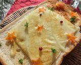 残り福✿星型人参のカレーチーズトースト作り方5写真