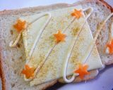 残り福✿星型人参のカレーチーズトースト作り方4写真