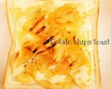 朝食♡チーズとろ～ポテトチップストースト作り方3写真
