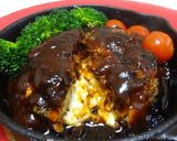 ドバっと!チーズ玉 in ハンバーグ!作り方8写真