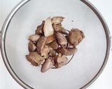 鶏レバーの赤ワイン煮作り方4写真