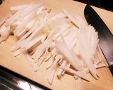 【簡単】大根の柔らか甘辛きんぴら風炒め♡作り方1写真