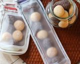 ホワイト＆チョコ　基本のスノーボール作り方10写真