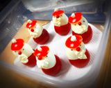 ミニ サンタトマト トマトサンタさん2作り方1写真