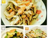焼き鮭リメイク✩きのことバター炒めに♪作り方5写真