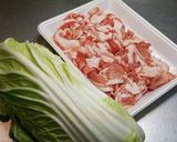 たっぷり白菜と豚肉煮作り方1写真