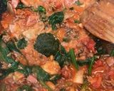 ひき肉とほうれん草のトマトバジルパスタ作り方4写真