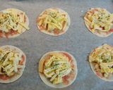 餃子の皮でピザ 明太子ポテト作り方4写真