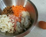 ノヒャ (ひき肉の湯葉巻き)作り方2写真