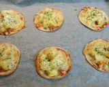 餃子の皮でピザ 明太子ポテト作り方5写真