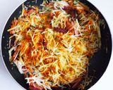 パパイヤチャンプルー　青パパイヤ炒め作り方7写真