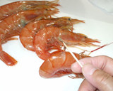 簡単エビ煮物♪お正月お節料理・海老下処理作り方3写真