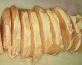 節約☆鶏むね肉で☆照り焼きチキン作り方1写真
