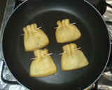 信田巻き♪油揚げを巾着にして焼きました作り方7写真