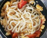 簡単♡塩麹deふわとろタマトマうどん♪作り方5写真