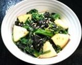 青菜（春菊）の磯辺和え作り方5写真