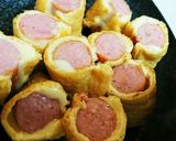 薄揚げのウインナーチーズ巻き作り方3写真